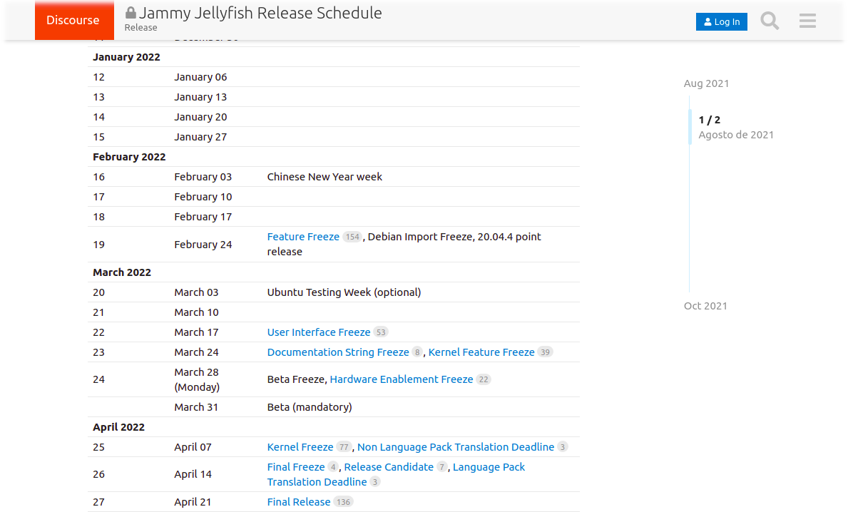 Novidades Ubuntu 22.04 LTS - Jammy Jellyfish